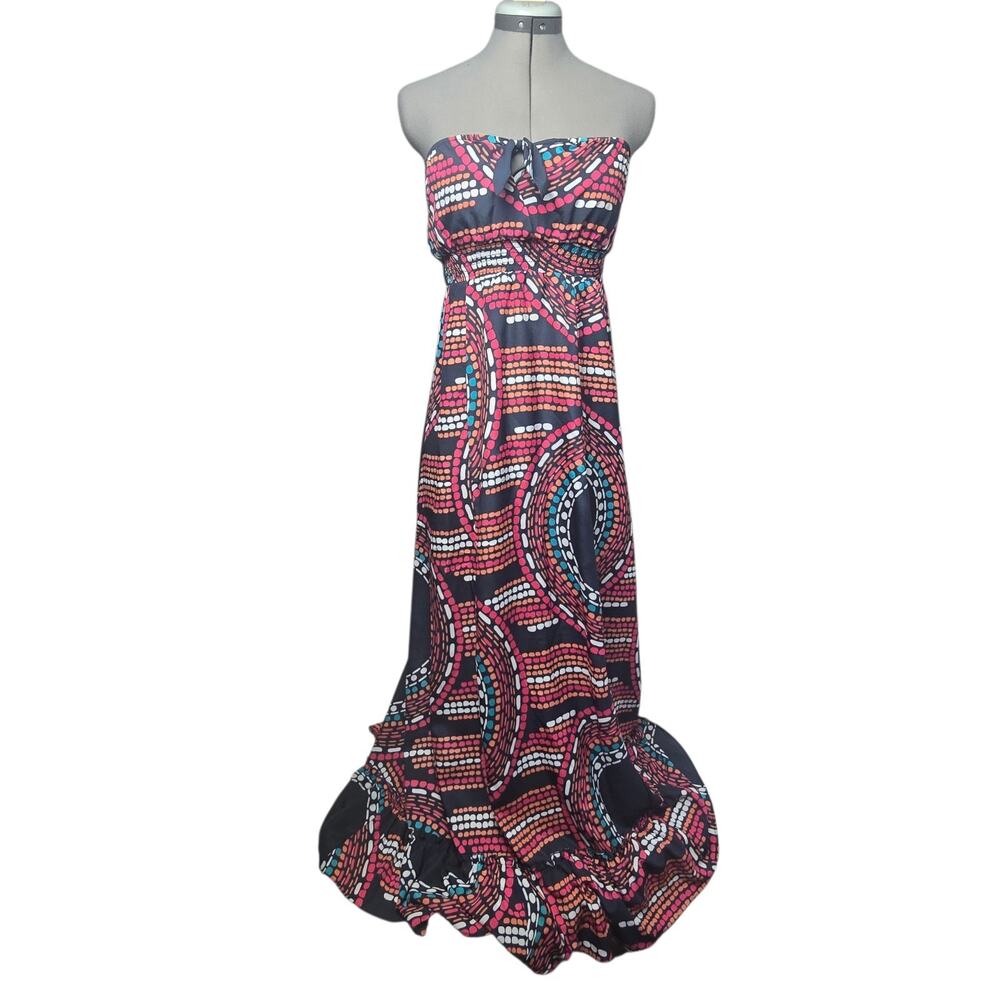Bellatrix Dress Shoulder And Sleeveless Geometric Pattern Size XS.